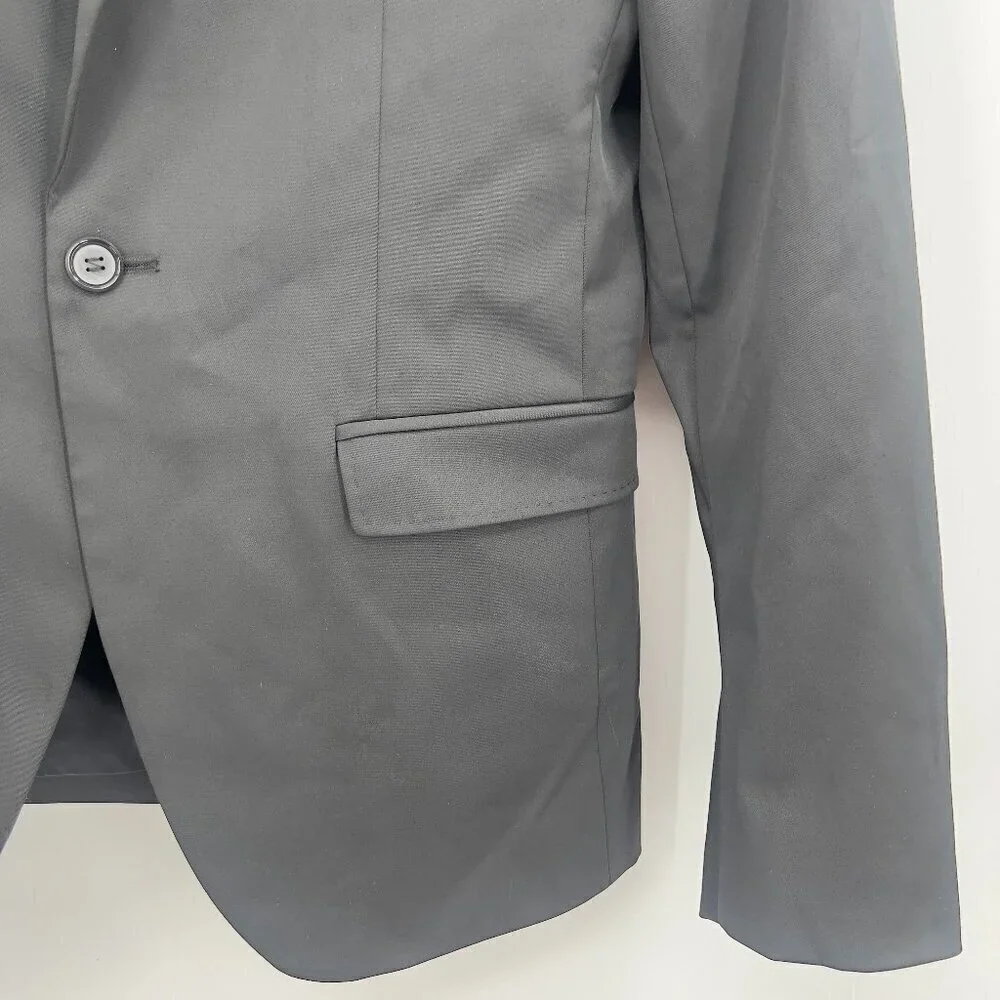 Zara Man Black Blazer Jacket – Size 38 USA / EUR 48 – Slim Fit